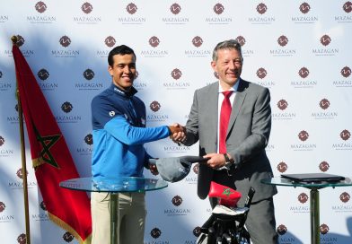 توقيع شراكة بين منتجع مازاغان و بطل الغولف المغربي أيوب لكيرتي